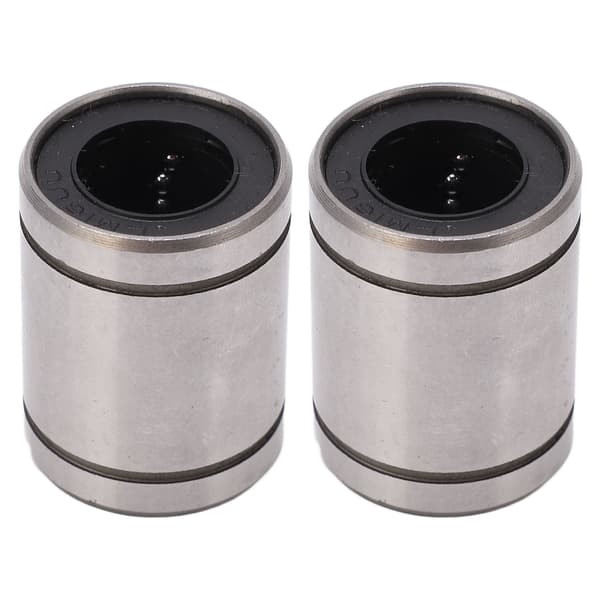 2 stk. cylinder lineær bevægelse kugleleje ID 16mm OD 28mm LM16UU til CNC 3D-printer