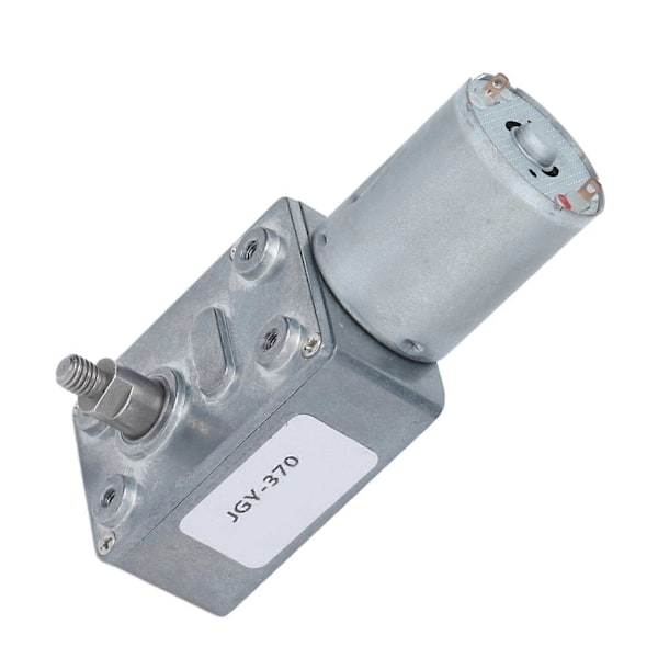 DC12V Maskinväxelmotor Självlåsande Reversibla Hastighetsreduceringsmotorer med 8mm Axel JGY370 30RPM