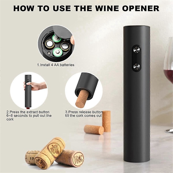 Automatisk vinoplukker uden batteri