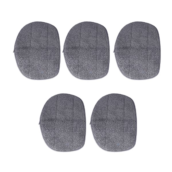 5 STK Dampmoppklut Ultrafine Mikrofiber Moppputer Erstatningstilbehør Passer til Leifheit CleanTenso