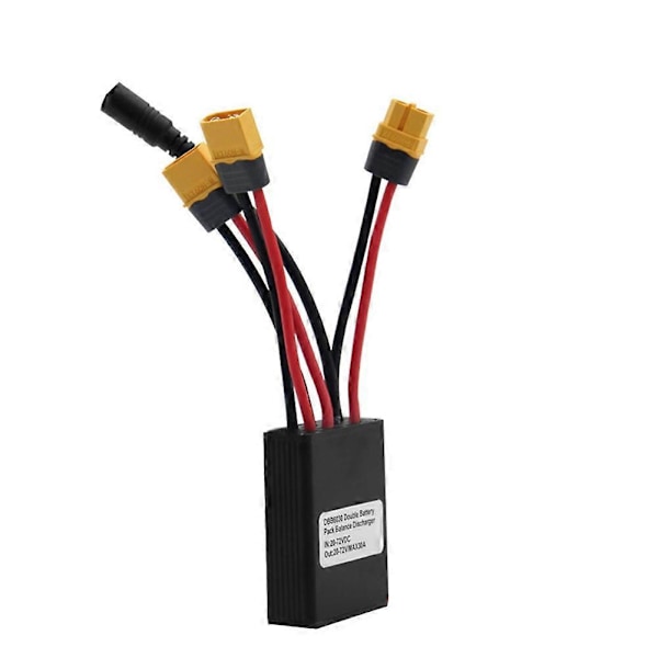 Dubbelt Batteri Urladdningsomvandlare Anslutningsadapter 12V-72V 30A