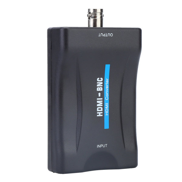 HDMI til BNC Composite Video og 3,5 mm Audio Signal Converter Adapter 480i 576i Understøtter NTSC / PAL