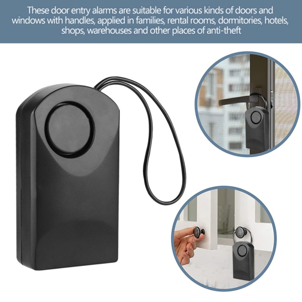 120db trådløs berøringssensor Anti-tyverisikkerhedsalarm Høj dørhåndtag