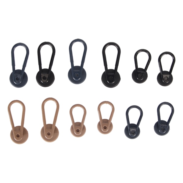 12st Button Extenders Byxor Midjeknappsförlängare Kvinnor Män Byxor Midjeförlängare 2 storlekar 10LB Midjeband Expander