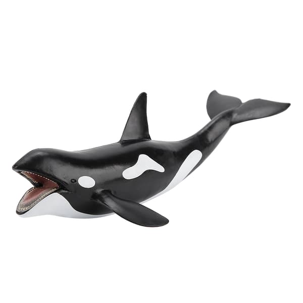 Simuleringshval Miniature Dyrelegetøj Samling Figur Hjemmeindretning Ornament (Spækhugger)