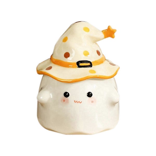 Nyhet Halloween Keramisk Tekopp, for Halloween Gul