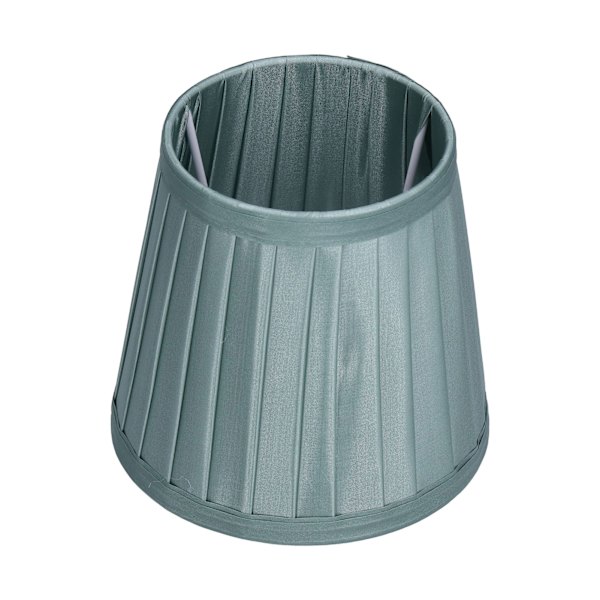 E14 Tyg Lampskärm Soft Clip On Green Tyg Cover för Hotell Halls sovrum