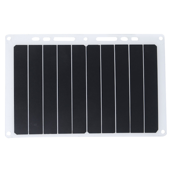 Solpanelmonteringsaccessoar Monokristallint kisel Telefonladdning Solpanel Vit