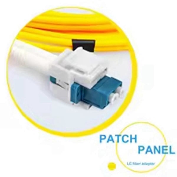 LC Fiber Optisk Adapter LC til LC Duplex Multimode F/F Keystone Kobling