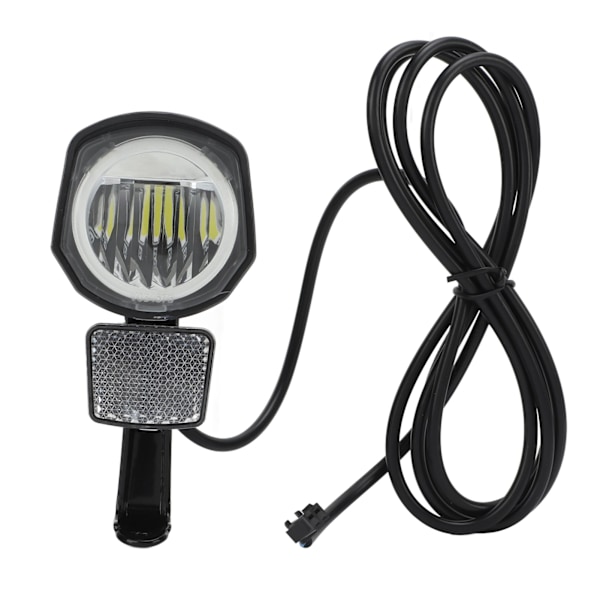 Sähköpyörän etuvalo DC12V - 72V LED-valo SM-liitin 2-nastainen Kestävä ABS Ebike-ajovalo sähköpyörälle