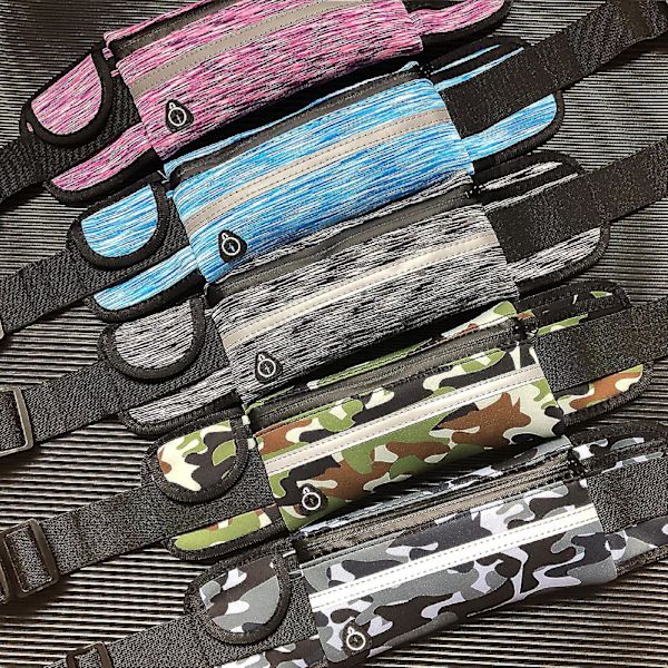 Camo Green Suurikokoinen vedenpitävä vyölaukku juoksuun ja ulkoiluun puhelintelineellä