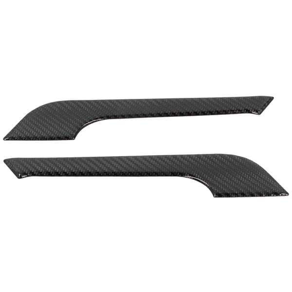 2 st Mittkonsol Mugghållare Trim Kolfiber Skydd Passar Dodge Charger 2011-2014