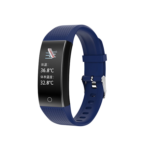 Smart Watch Dam Män Kroppstemperaturmätning Armband Pulsmätning Fitness Sportarmband