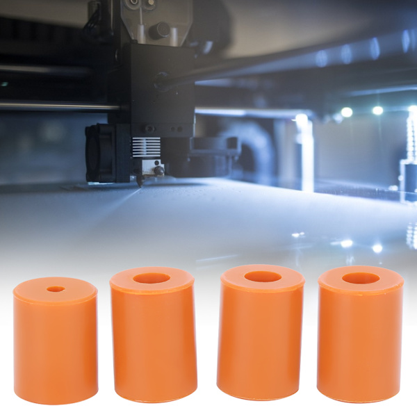 4 stk. Silikone Varm Seng Nivelleringssøjle Passer til 3D Printer Ender-2/Ender 3/Ender 3 pro/CR-10/10s PRO