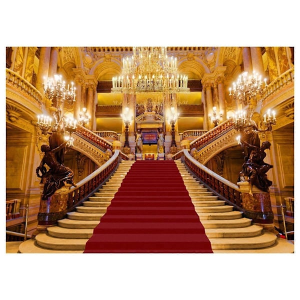 210x150cm Ylellinen Palatsi Valokuvaus Taustat Kattokruunu Kaaret Hotelli
