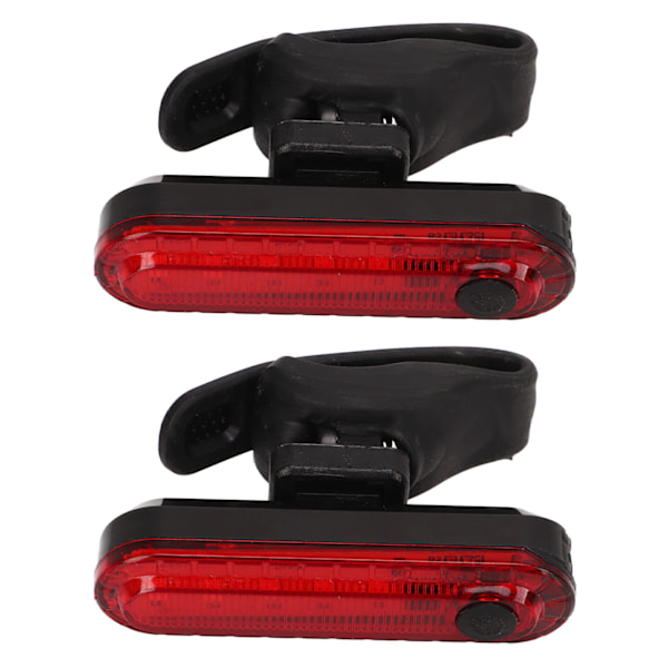 Cykellygte USB-opladning sikker lysstærk universel for- og baglygtesæt til landevejs- og mountainbikes 2 stk.