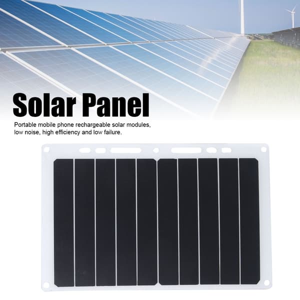 Solcellepanel Monteringsutstyr Monokrystallinsk Silisium Telefonlading Solcellepanel Hvit