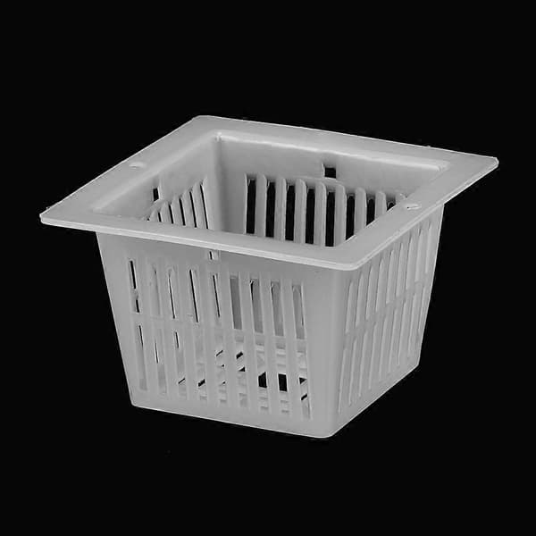 50pcs Square Hydroponic Net Pot Soilless Cultivation Flower Plant Grow Basket White