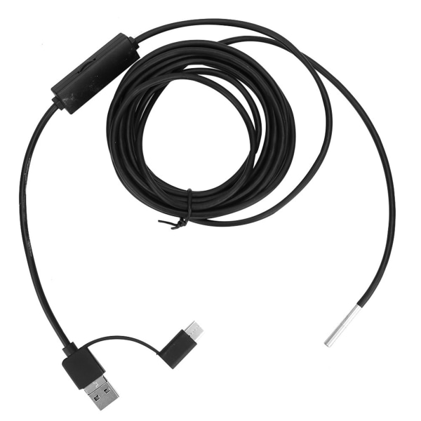 3 in 1 Android TypeC -matkapuhelimelle 3,9 mm:n linssi High Definition Waterproof Endoscope (5 m kaapeli)
