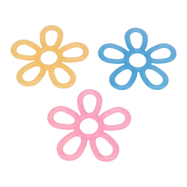 3PCS Finger Extensor Hög seghet Silikon Hög Medium Låg Order Finger Gripper för Daglig Blå Gul Rosa