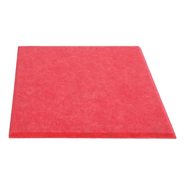 6 stk. akustisk absorpsjonspanel, fortykket, reduserer etterklang, lydisolerende polstring, absorber (rosa)