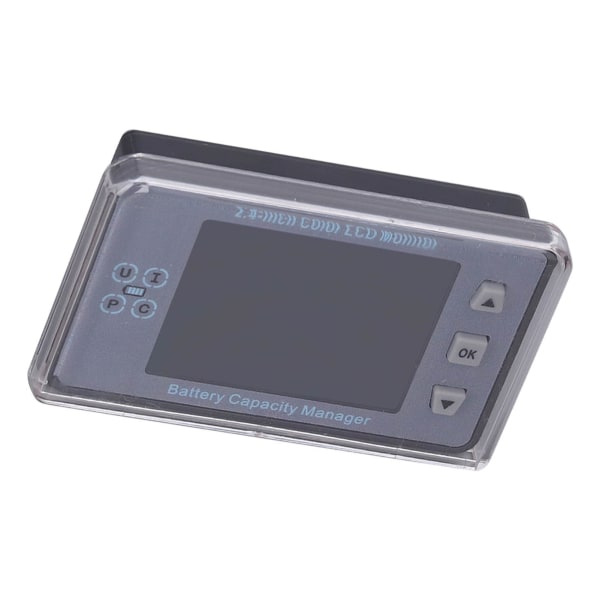 Voltmeter Coulometer Wireless Battery Capacity Manager Monitor med 2,4 tommers farge LCD-skjerm 500V 50A