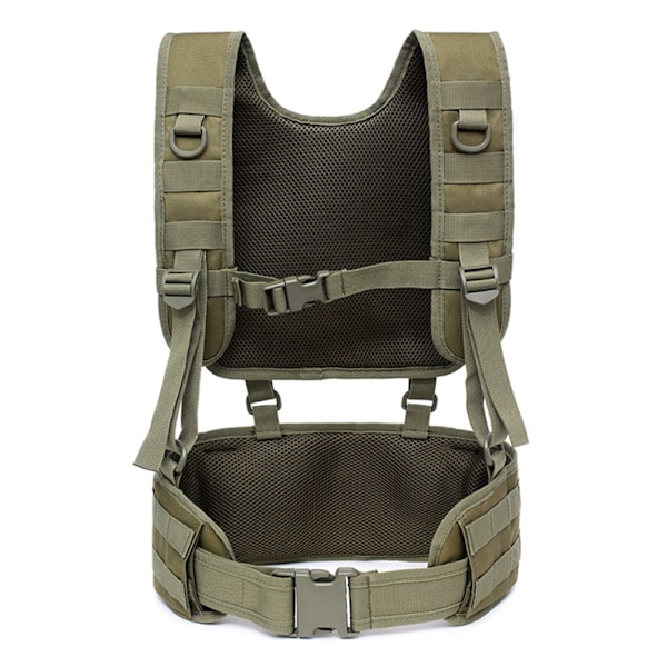 Multifunktionell herr bälte väst nylon utomhus vandring camping bärbar bälte väst