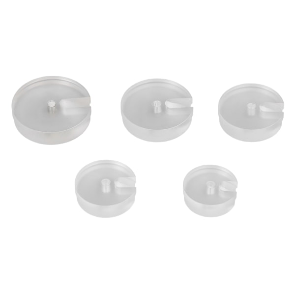 5 st Set Urmakare Press Modell Set Plast Professionell Transparent Watch Press Verktyg för reparatör
