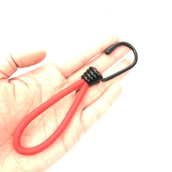 Telt Bungee Cord Camping Elastisk Reb Spænde med Krog Udendørs Fast Bindestrop Camping Tilbehør 15cm