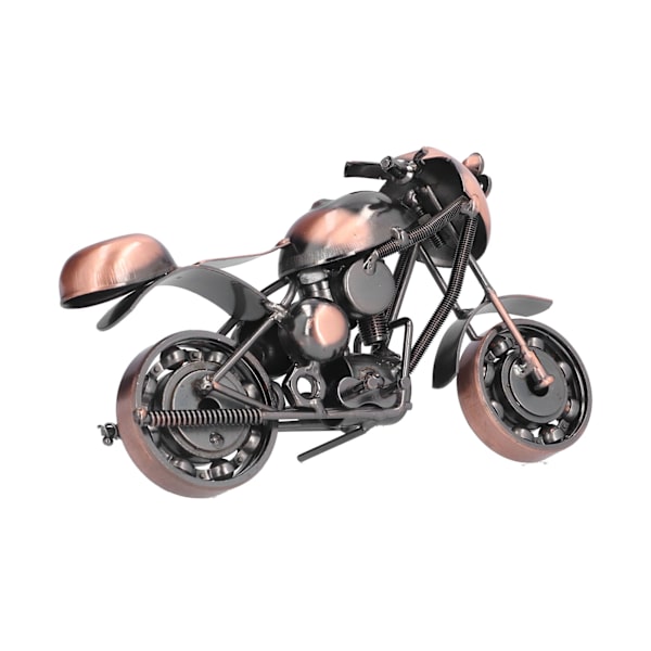 Motorcykelmodell Retro Brons Klassisk Utsökt Hem Dekorativt Hantverk Prydnad