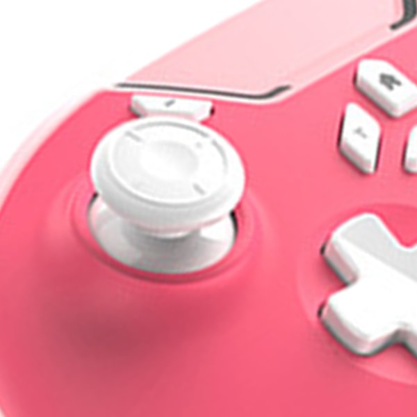 Bluetooth-spillkontroller - Multifunksjonell trådløs spillkontroll med strømvisning for Switch PC-telefon nettbrett TV rosa