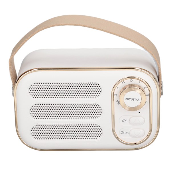 Mini Bluetooth-högtalare trådlös handhållen snodd design retro liten bärbar Bluetooth-högtalare för hem bil