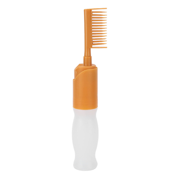110 ml Root Comb Applikatorflaska Hårfärgningsflaska med kam och graderad skala för hemfrisörsalong hårbottenbehandling
