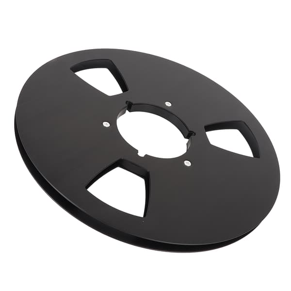 1/4 10 tommer tom båndspole 3 huller åben spole lydbånd tom spole aluminium spole båndspole til Nab spole sort