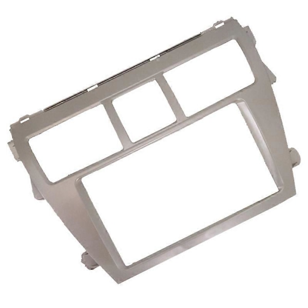2 DIN Stereo Radio DVD-spelare Ram Panel Trim för Vios 07-12