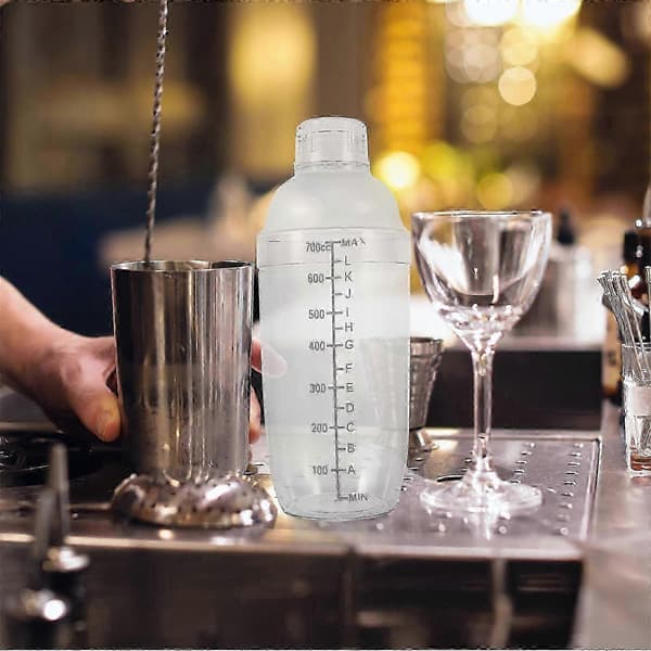 2026 Fortykket Cocktailshaker Plast Cocktailblandingskopp for Drikkeblanding