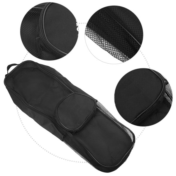 Bærbar nylon dykking Mesh ryggsekk Snorkling skuldre Oppbevaringsveske for svømmeføtter
