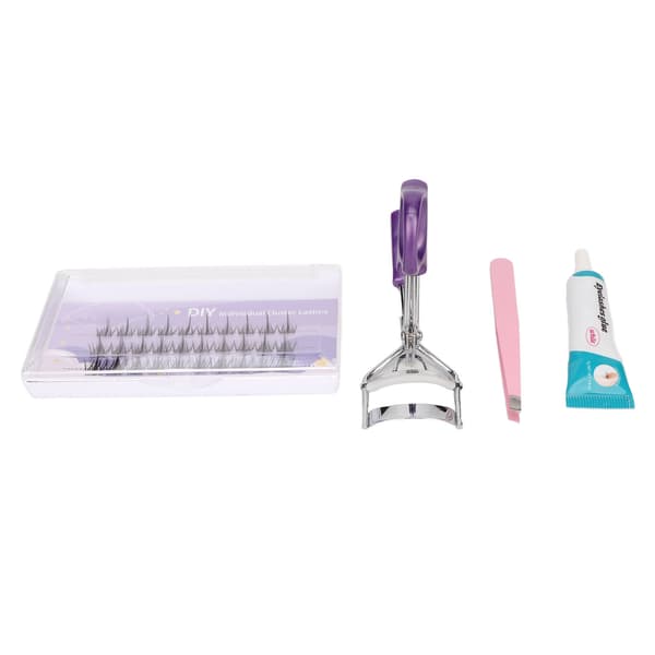 Klyngevippeextensionsett Trygt DIY Individuelle Vipper Pinsett Vippebøyer Extensionslimsett