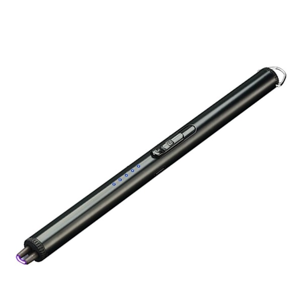 Elektrisk tändare båge vattentät USB uppladdningsbar tändare med säkerhetsknapp LED batteridisplay för hem kök grill camping