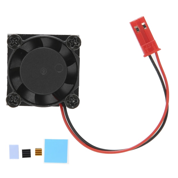 Til Raspberry Pi 4B blæsersæt med indbygget køleplade i aluminium til køling 1G 2G 4G