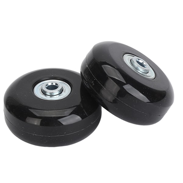 2 stk. bagagekuffert udskiftningshjul universelle gummi drejehjul lejer reparationskits med installationsværktøj 56x24mm / 2.2x0.9in