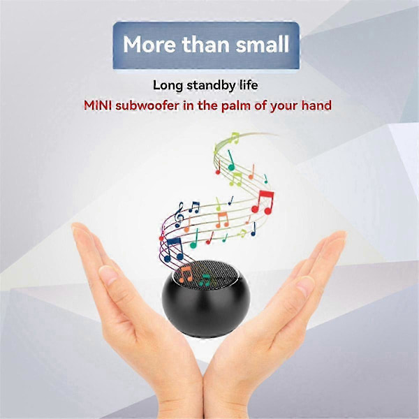 M3 Mini Trådlös Bluetooth Högtalare Portabel Liten Kort-Insättningsbar Bluetooth Högtalare Tung Bas Utomhus Bluetooth Högtalare