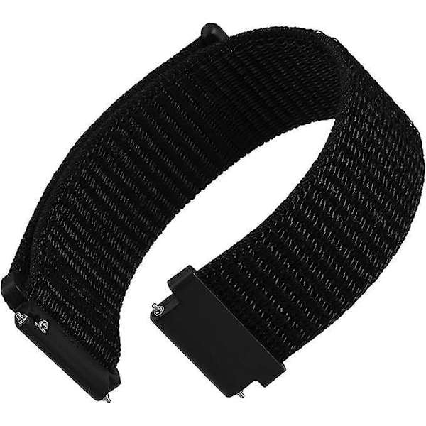 Universell justerbar nylonrem - Snabbkoppling, 22 mm bredd [Svart]