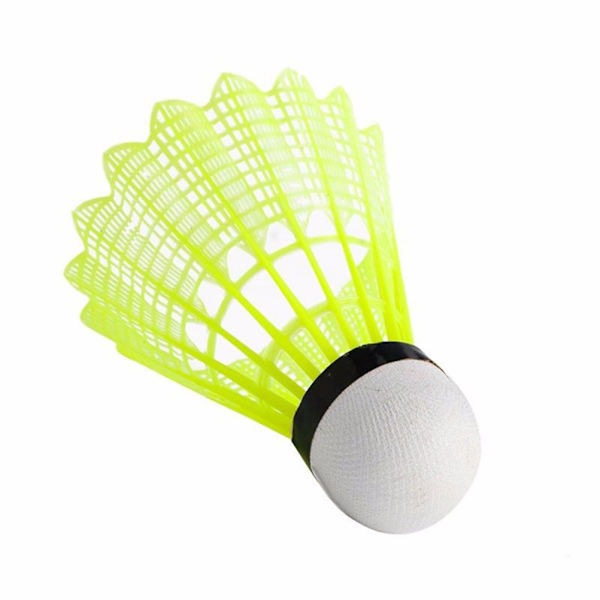 6 stk. holdbare nylon badmintonbolde - lette træningsbolde til badminton