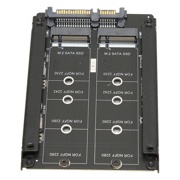 M.2 SSD til SATA Adapter 6Gbps transmission M.2 NGFF SATA 22PIN Port SATA SSD udvidelseskort til computer ENCNF2S H01