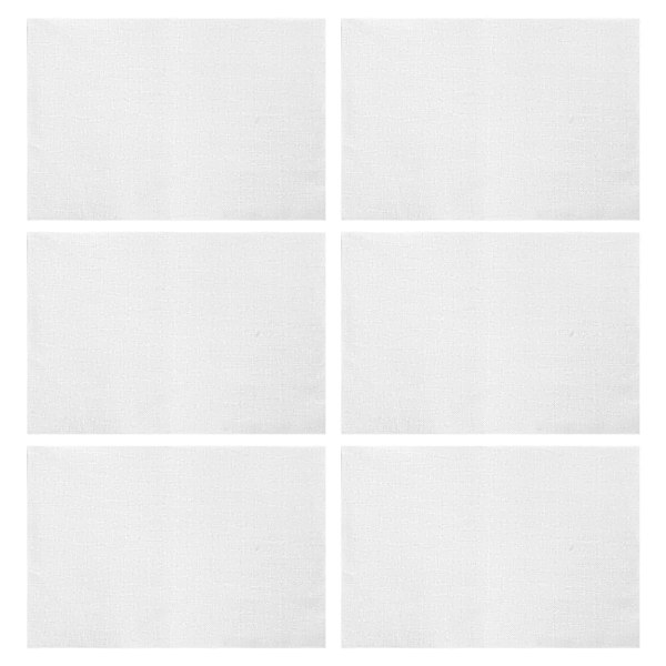10st vitt broderityg 14 Count 12x18in DIY korsstygn tyg Broderityg Bomull för handarbete