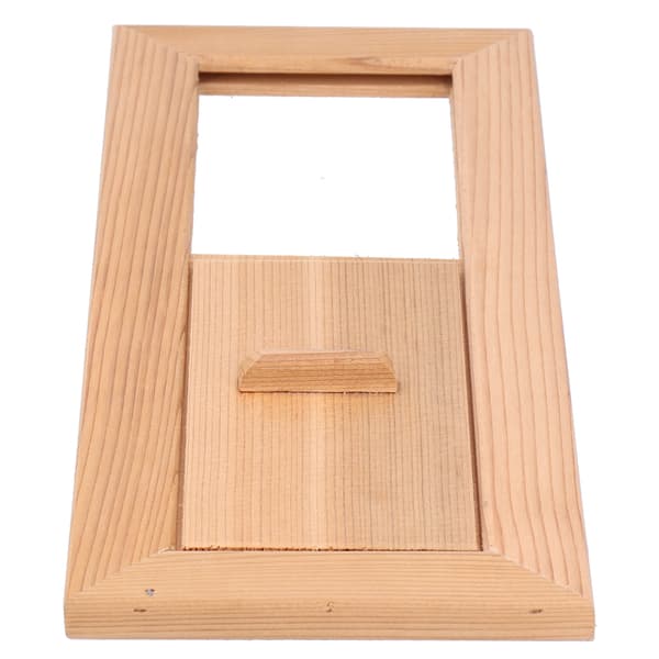 Sauna Luftventil Træ Rektangel Gitter Ventilationsudstyr Dampbad Tilbehør