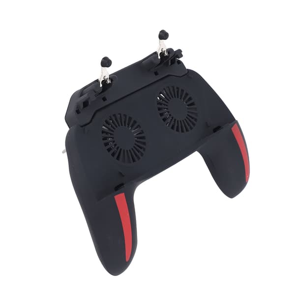 Mobil Spilcontroller med Køleblæser - Stille Drift, Spilgreb, Gamepad, Mobilcontroller Udløser til Telefon H10 Radiator Stik