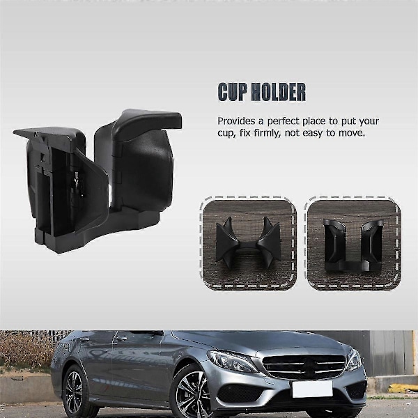 Yhteensopiva C/E W204 W212 W207 Keskikyynärnojan Mukiteline Juomateline 2046802391