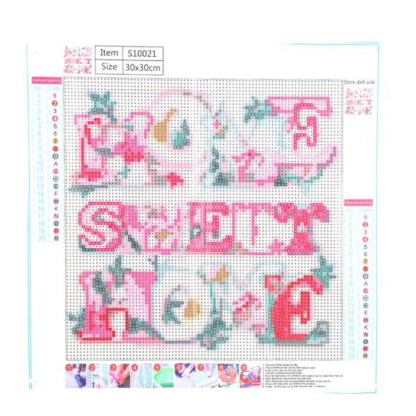 DIY 5D Diamantmaleri Landskab Broderi Kors Sting Hjem Kunst Dekorativt KitS10021